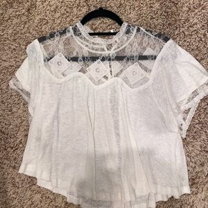 free people lace top